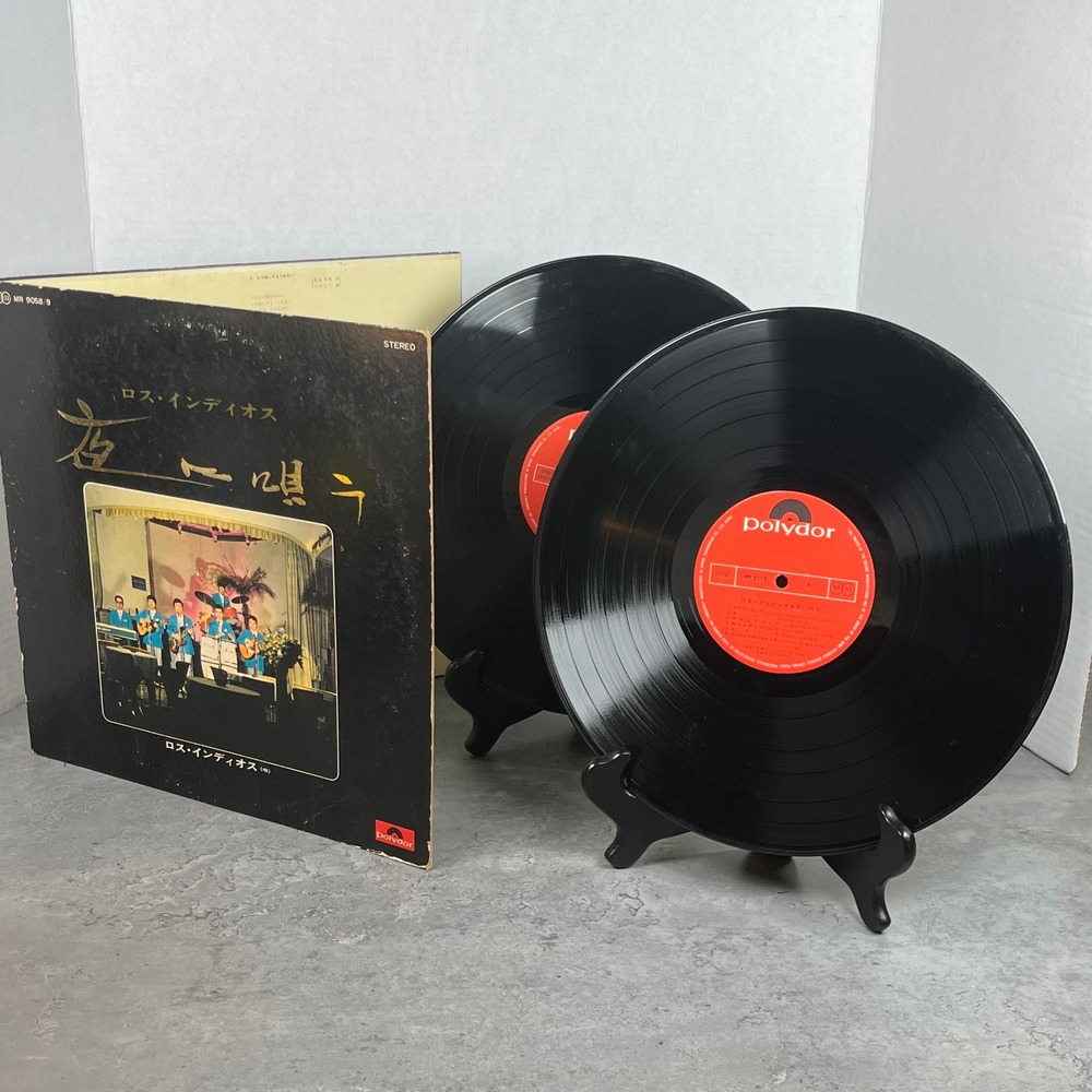 Los Indios Japanese Vinyl 2 LP Set Polydor MR‎ 9058/9 Gatefold Japan Pressing